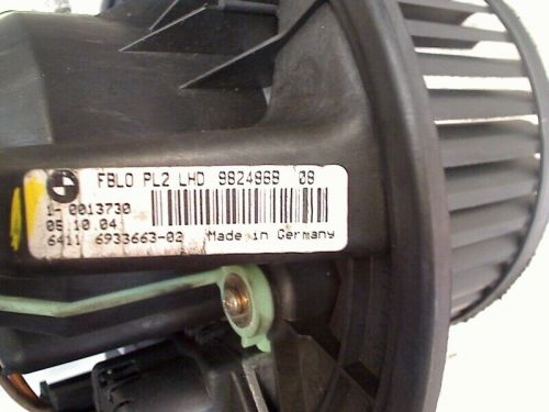 Heater fan engine bmw 1 series (e87/87n) 2004 fblopl2lhd982486808-