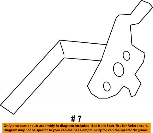 Honda oem 12-14 cr-v lift gate gate hardware-hinge left 68260t0aa01zz