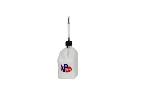 Vp racing fuels 5 gallon plastic utility jug with deluxe hose new.