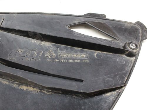 1999 98-02 ktm 200 exc 125 left side cover black oem 503 08 041 000