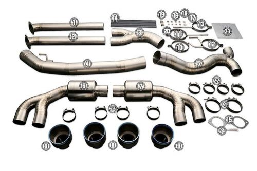 Tomei ti exhaust repair part mid pipe rh #1 for gtr r35 - tb6070-ns01a