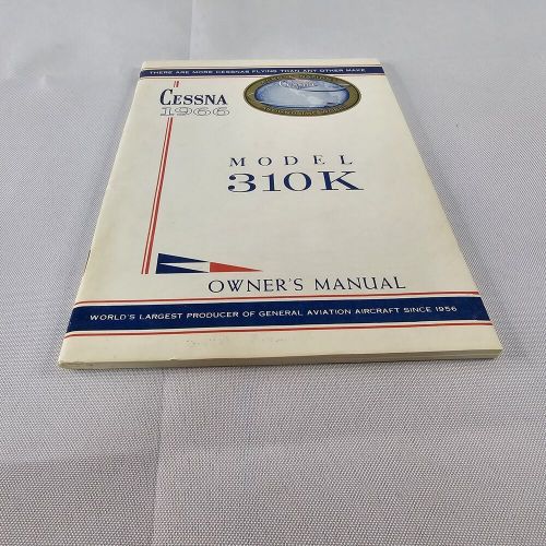 Cessna 1966 model 150 owner&#039;s manual airplanes flying good condition