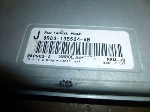 Jaguar s type 2003 2004 2005 2006 07 2008 rear electronic module  6r83-13b524-ab