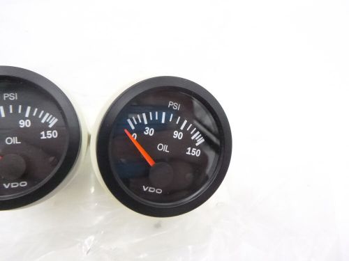 2 pack genuine vdo oil pressure gauge 0-150psi  350 010 002