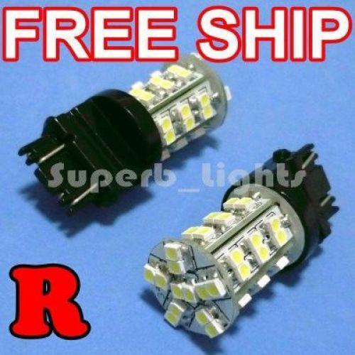 2x 3157 3057 red 42-smd tail brake stop led lights bulb