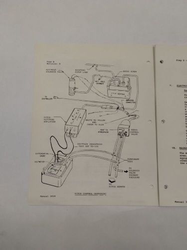 Brittain industries b-vii or b-7 flight procedures manual-original