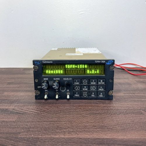 Til technisonic vhf fm transceiver tdfm-136a 091258 - not tested