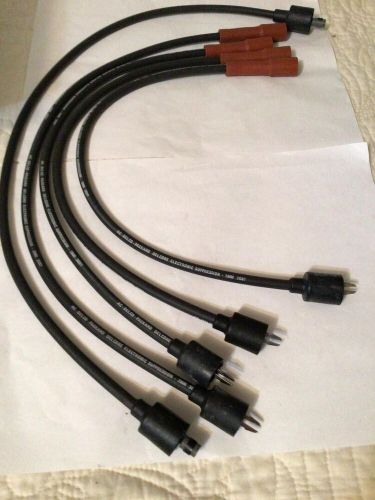 Delco #704e spark plug wire set for 1980-95 chrysler,plymouth,dodge 2.2,2.5,1.7