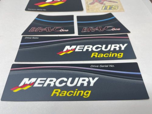 Mercury mercruiser quicksilver 37-881763a04 bravo one xr decal set genuine oem