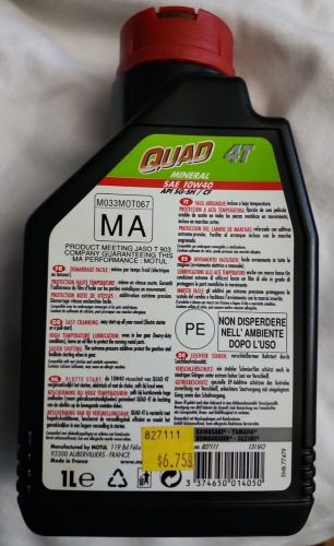 Motul oil quad 4t 10w40