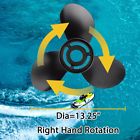 13.25x17 boat propeller 13-1/4 x 17 for mercury 40-140hp 15 tooth rh 48-77344a45