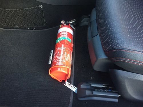 Mercedes benz a45 and a45s fire extinguisher bracket