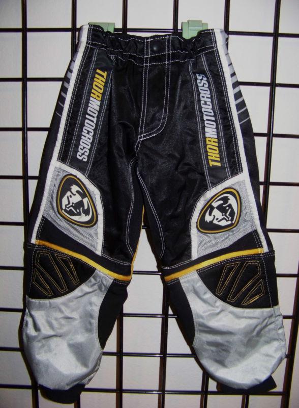 Thor phase mx atv dirtbike motocross pant protective gear youth size 18 5/6