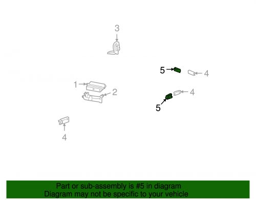 Genuine gm ignition lock key transmitter antenna bracket 25886155