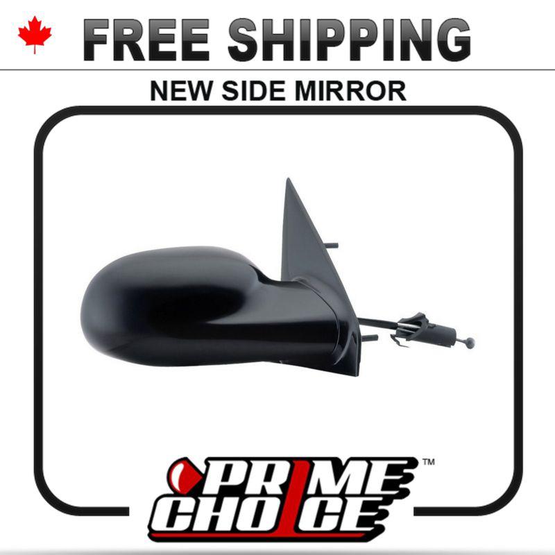 New manual passengers side view door mirror