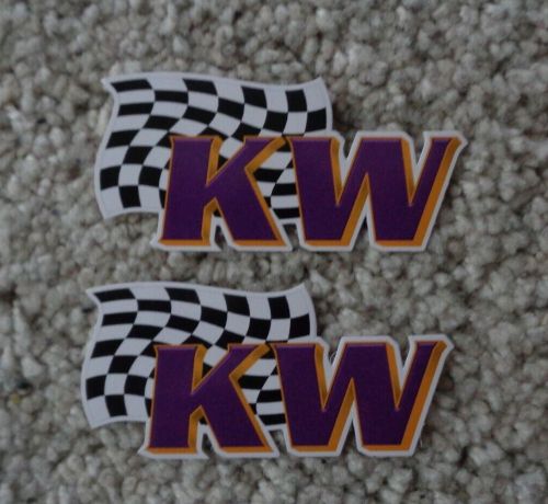 2x decal / sticker kw springs and chassis-