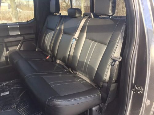 2018 ford f-150 xlt supercrew  black leather seat covers lariat design