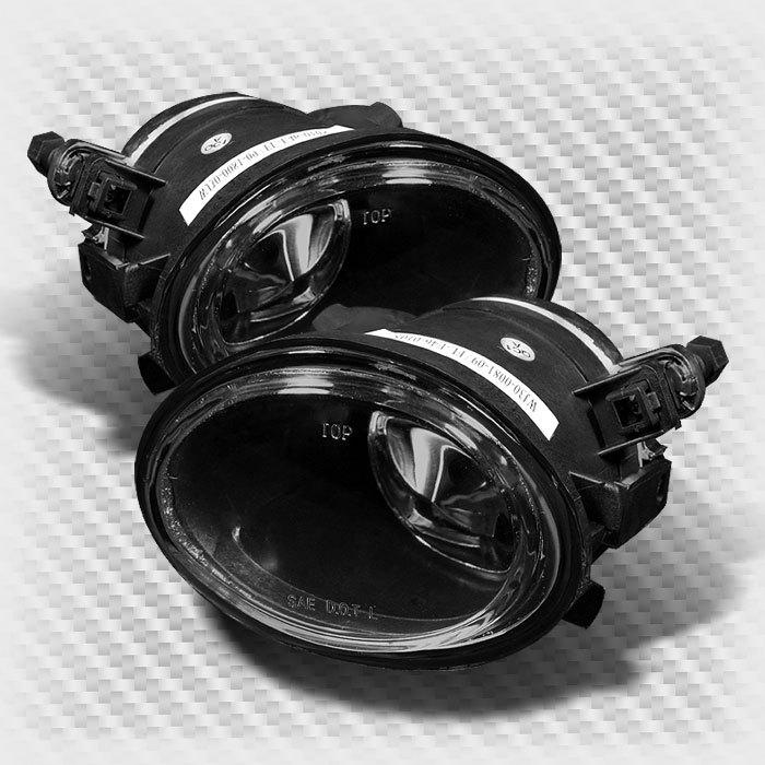 Smoked 01-06 bmw e46 m3 03-05 e39 m5 bumper fog lights lamp set pair brand new