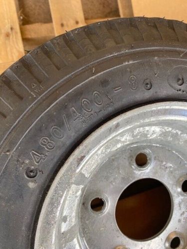 Kenda 480/400-8 lrb loadstar trailer tire and 5-hole wheel