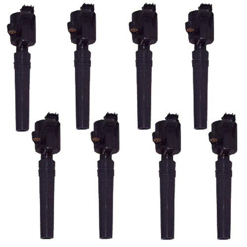 Ignition coil - set of 4 - ford lincoln jaguar - 3.9l 4.0l v8 dg-515 - new