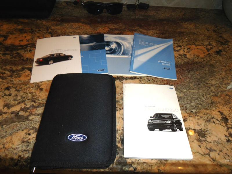 2007 ford five hundred owners manual 07 with case