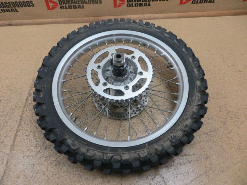 2004 04 yamaha yz250f yzf 250 yz 250f rear wheel rim tire rotor axle hub