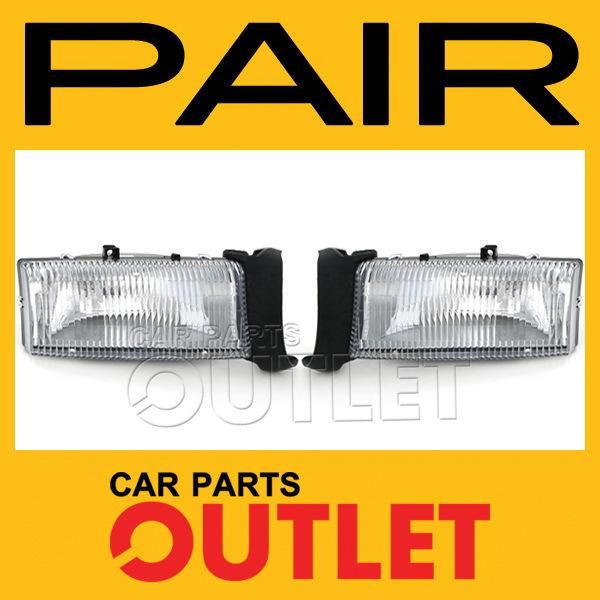 97-04 dodge dakota head light lamp pair l+r 99 00 01 02