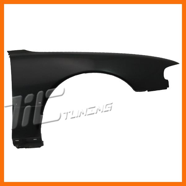 1993-1997 mazda 626 primered black right fender passenger dx lx es v6 sedan