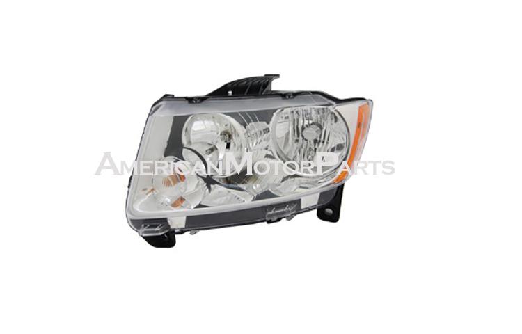 11-11 jeep compass replacement headlight left 68088869aa