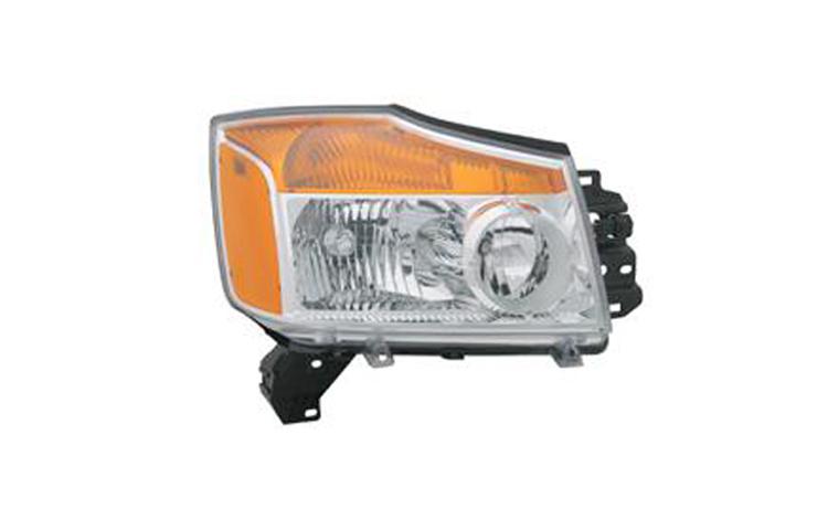 Right passenger side replacement headlight 08-09 nissan titan - 26010zr00a