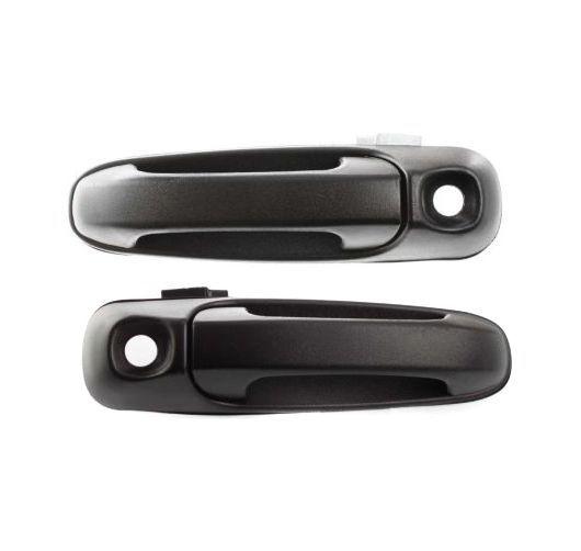 New front door handles exterior outside w/keyhole pair set fits dodge mitsubishi