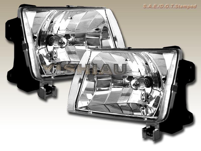 1998 1999 2000 nissan frontier / 2000-2001 xterra headlights clear