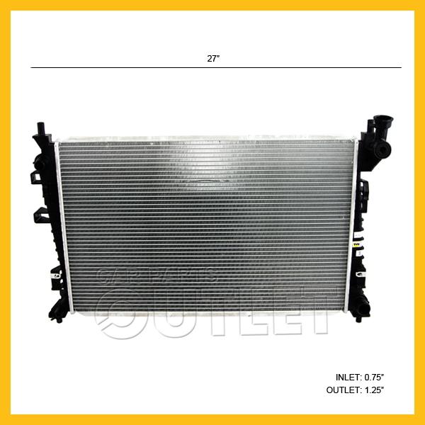 2008-2011 ford focus 2/4dr 2.0l l4 radiator replacement se sedan automatic trans