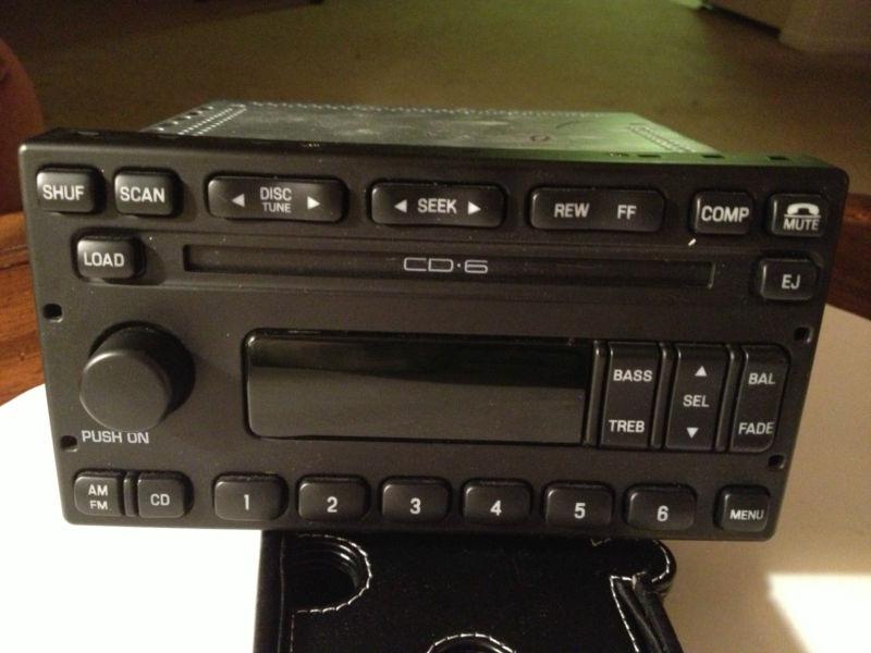 Ford f150 ranger truck 6 cd changer radio 3c3t-18c815-aa