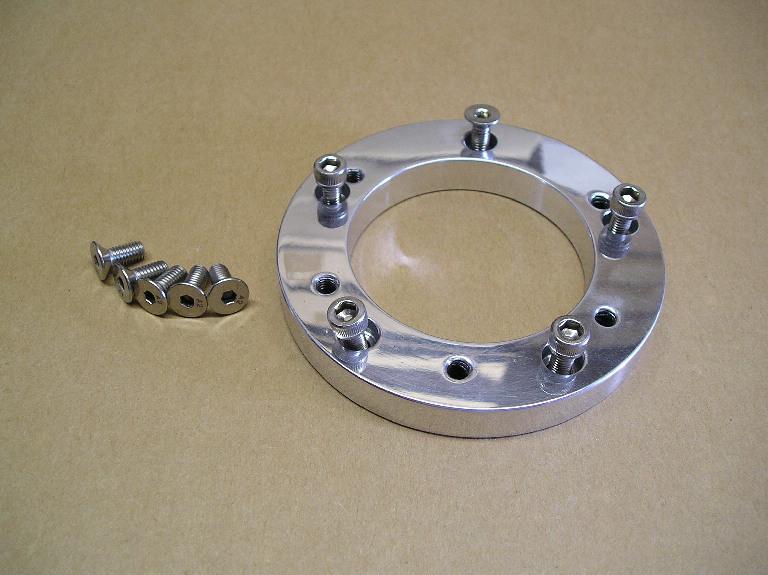 0.5 inch billet aluminum hub for 6 hole steering wheel to grant hub \,