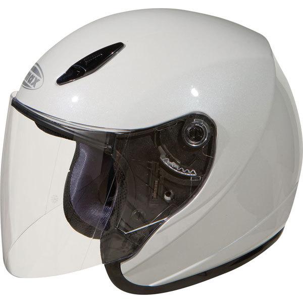 Pearl white xs gmax gm17 open face helmet