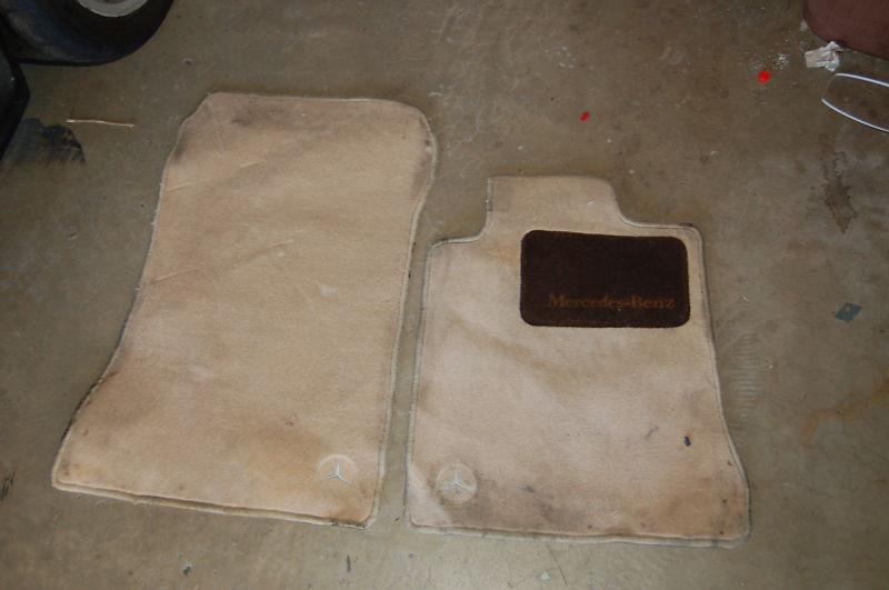 Mercedes 129 sl320 sl500 sl600 500sl 300sl sl floor mats tan