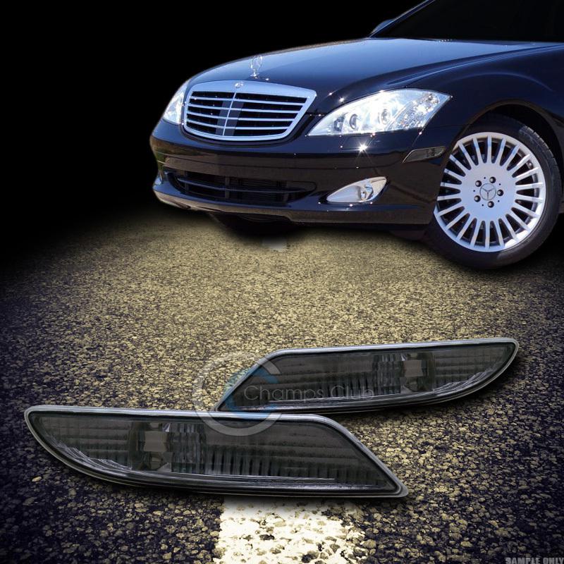 Depo smoke clear parking bumper side marker light 07 08 09 mercedes w221 s-class