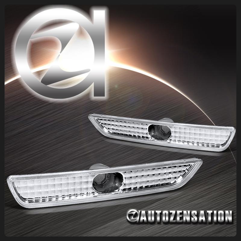 2010-2013 ford mustang v6 gt chrome park side marker bumper lights