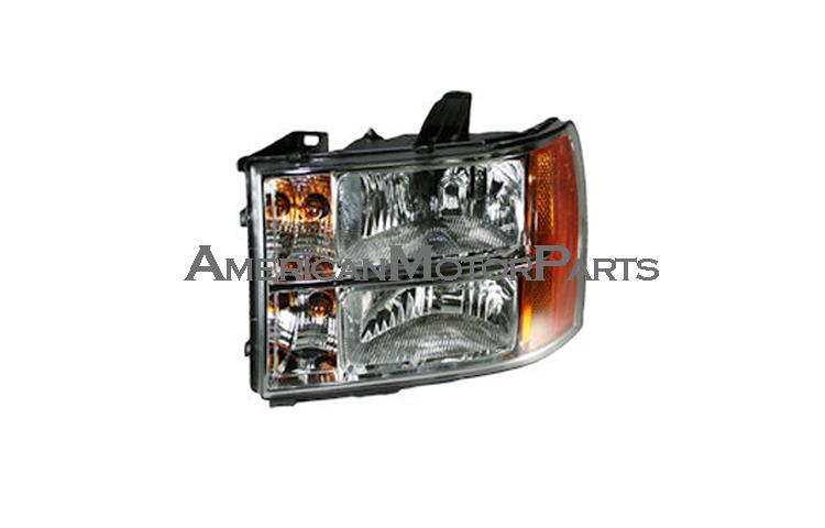 Eagleeye driver & passenger replacement headlight head lamp 07-08 gmc sierra