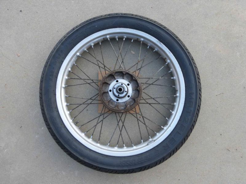 Bmw motorcycle front wheel, #127, good mechanical condition, ugly