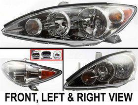 Clear lens new head lamp with bulbs left hand halogen lh driver side 8115006180