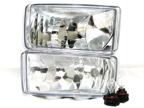 Chevy 07-10 silverado suburban tahoe fog light lamp rl pair w/2 light bulbs new