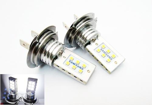 2 genuine samsung 12w h7 high power led bulb fog daytime running light headlight