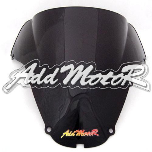 Double bubble black windshield motorcycle windscreen for cbr929rr 00-01 cbr900rr