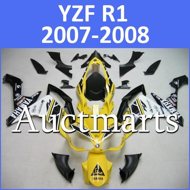 Fit yamaha yzf r1 07 08 yzfr1 2007 2008 1000 fairing kit bodywork g6 d03