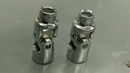 (new)s k tools 1/4" drive swivel sockets-3/16" & 7/32"