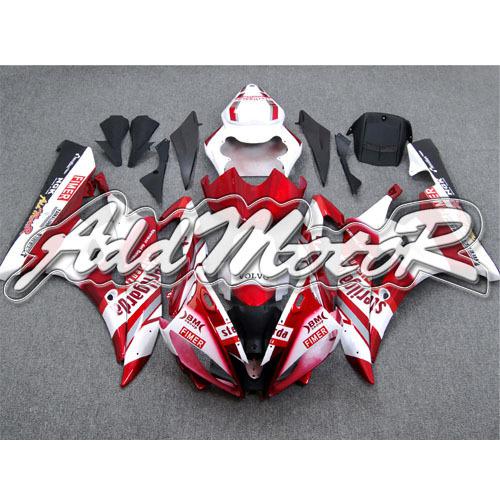 Injection molded fairing for r6 yzf-r6 06-07 sterilgarda red white ay6666