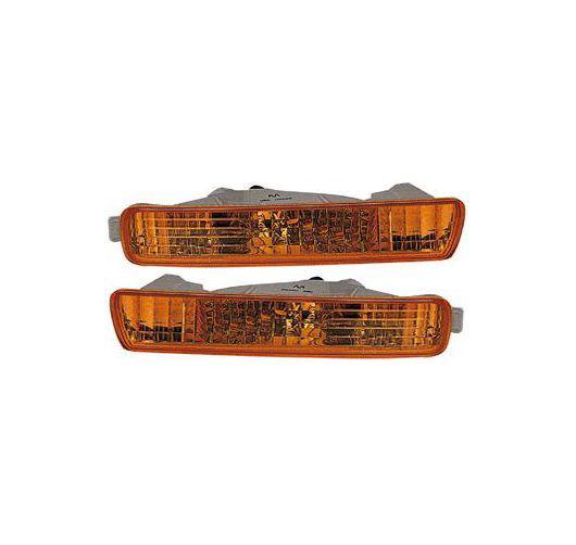 New pair set front signal marker light lamp assembly sae dot 94-95 honda accord