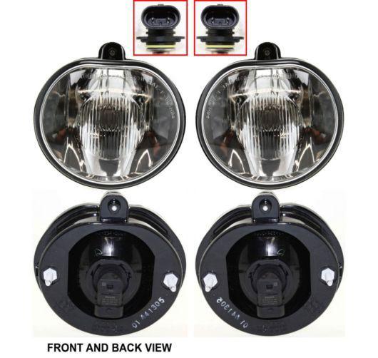 Fog driving lights lamps left & right pair set for 96-00 chrysler sebring conv